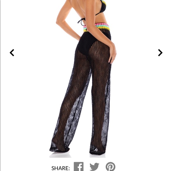 Luli Fama swim cover up pants - Picture 2 of 5